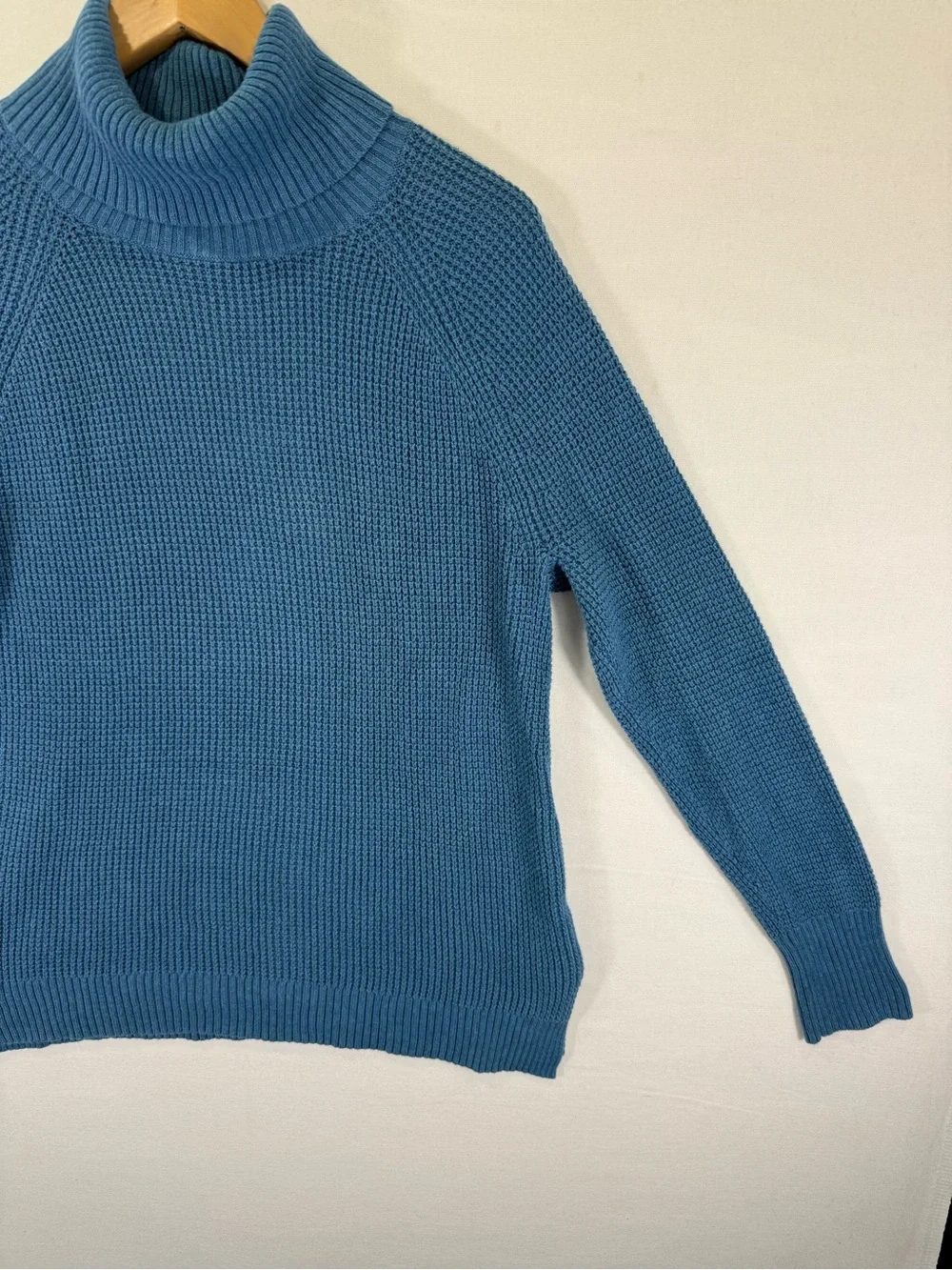 J. Crew Sky Blue Turtleneck Knit Sweater